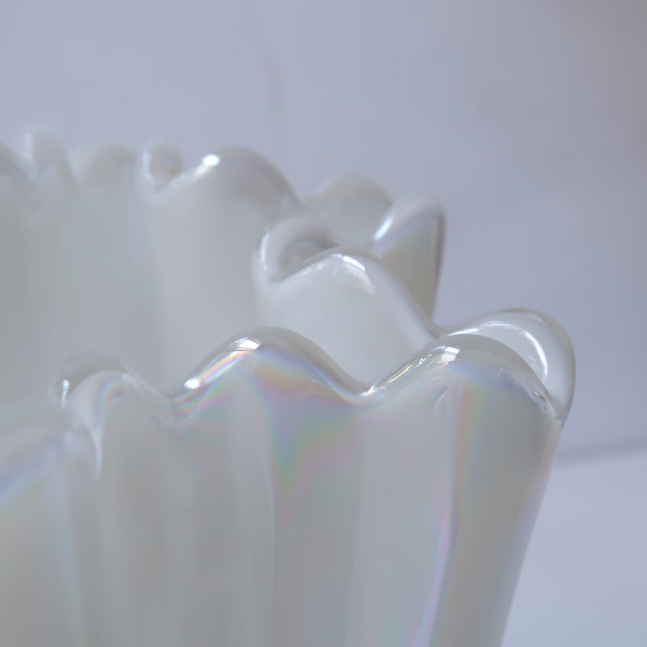 白いオーロラの花瓶4