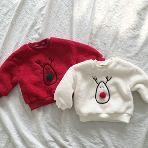 【BABY】クリスマスおおしかもこもこトレーナー　全2色