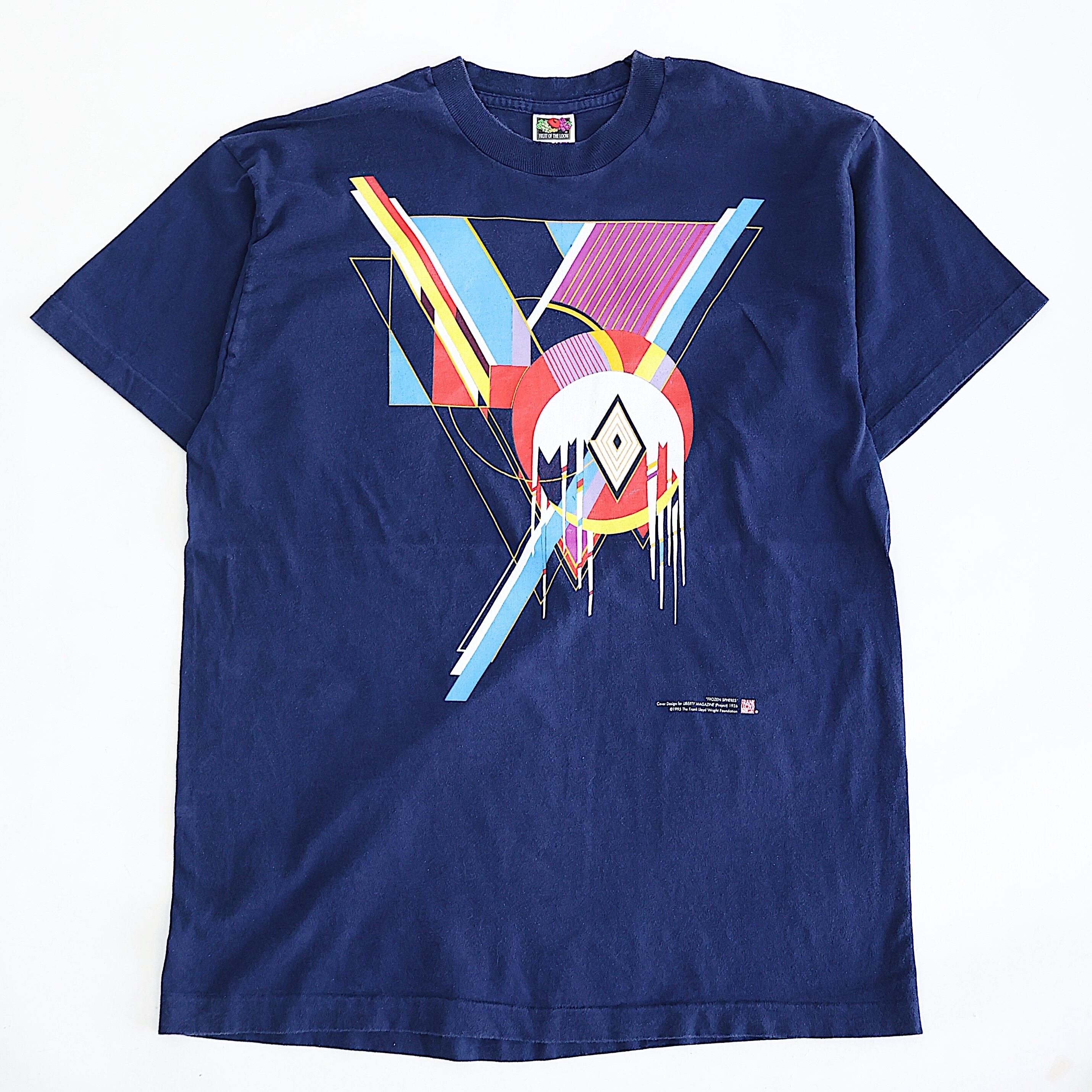 1995 THE FRANK ROYD WRIGHT FROZEN SPHERES ART TSHIRT