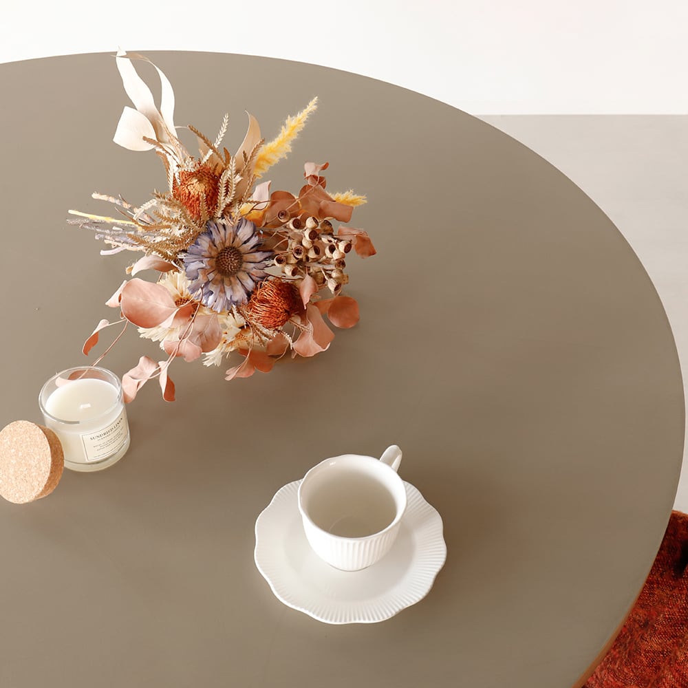 モールテックス 丸テーブル （木製脚／サイズオーダー） | MOKUHARU