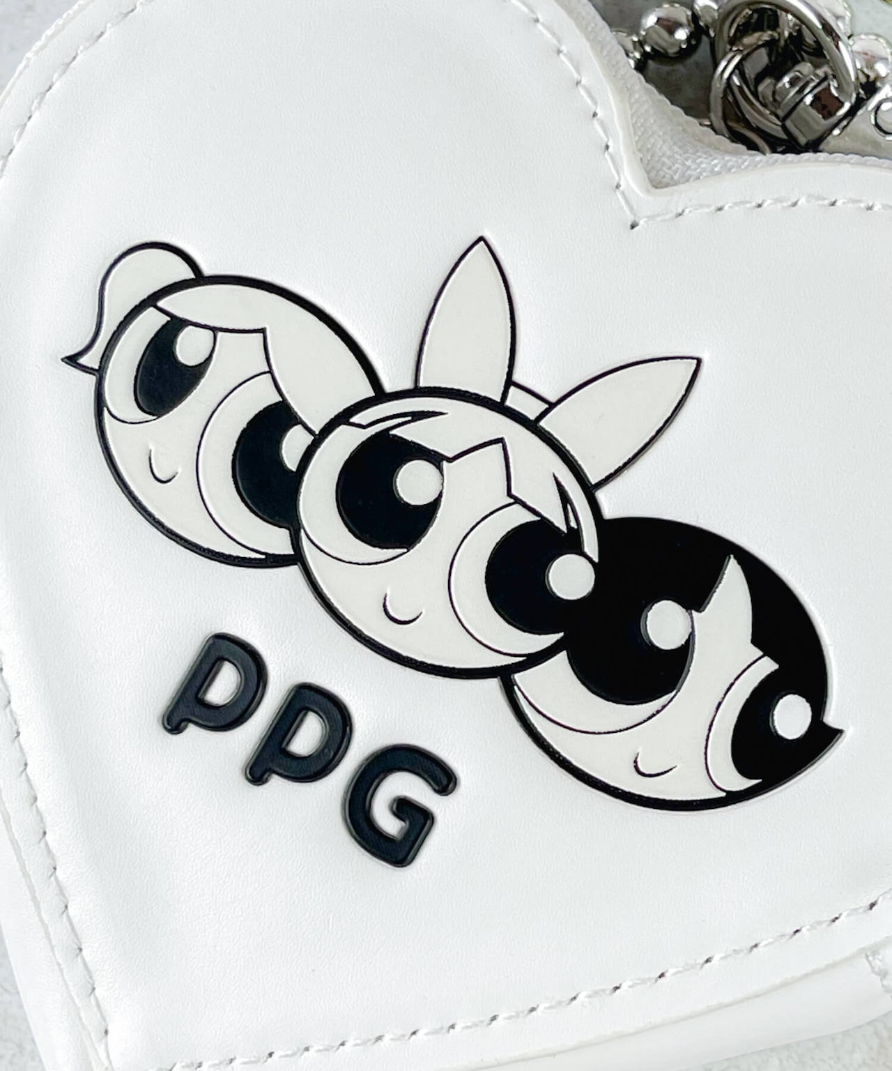 F268051_The Powerpuff Girls×Flapper モノクロハートポーチ - 10