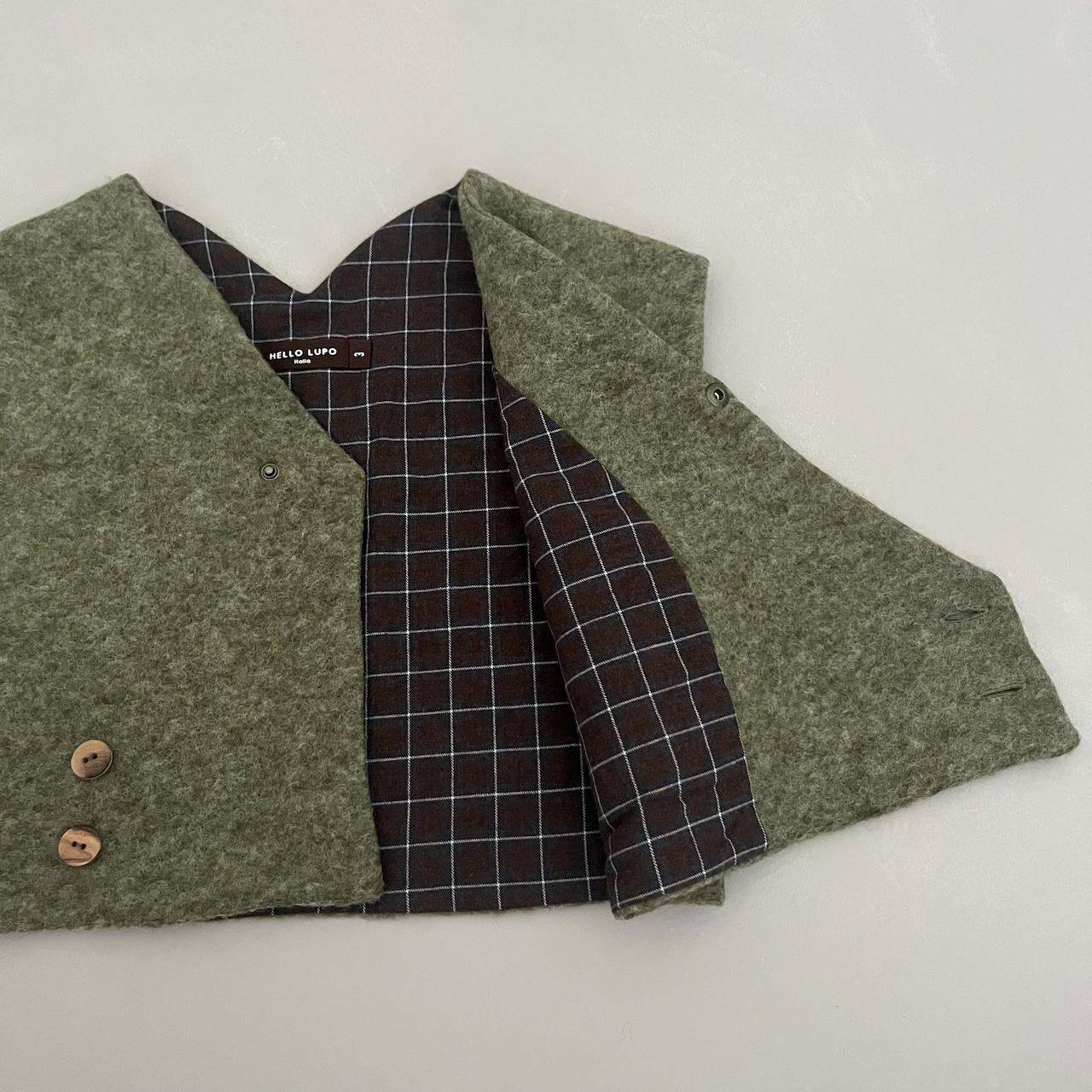 HELLOLUPO ALI GILET - Yucca(2(18-24m)~4-5y)