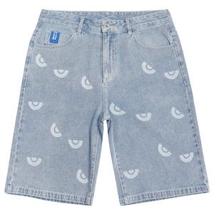 SALE【HIPANDA ハイパンダ】メンズ ショート デニムパンツ MEN'S SHORT DENIM PANTS / LIGHT BLUE・BLACK