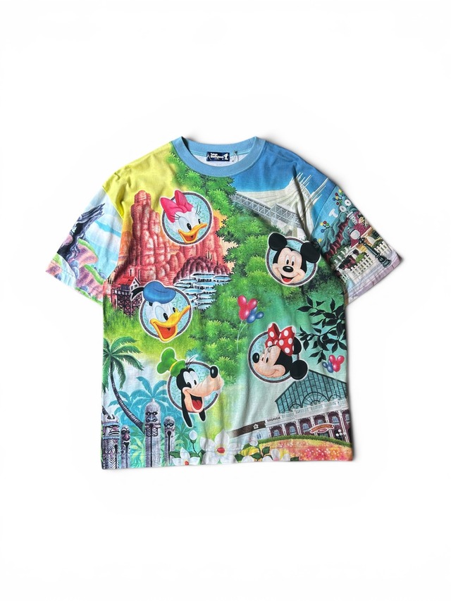 ［~00's］Tokyo Disneyland All Over Print Tee