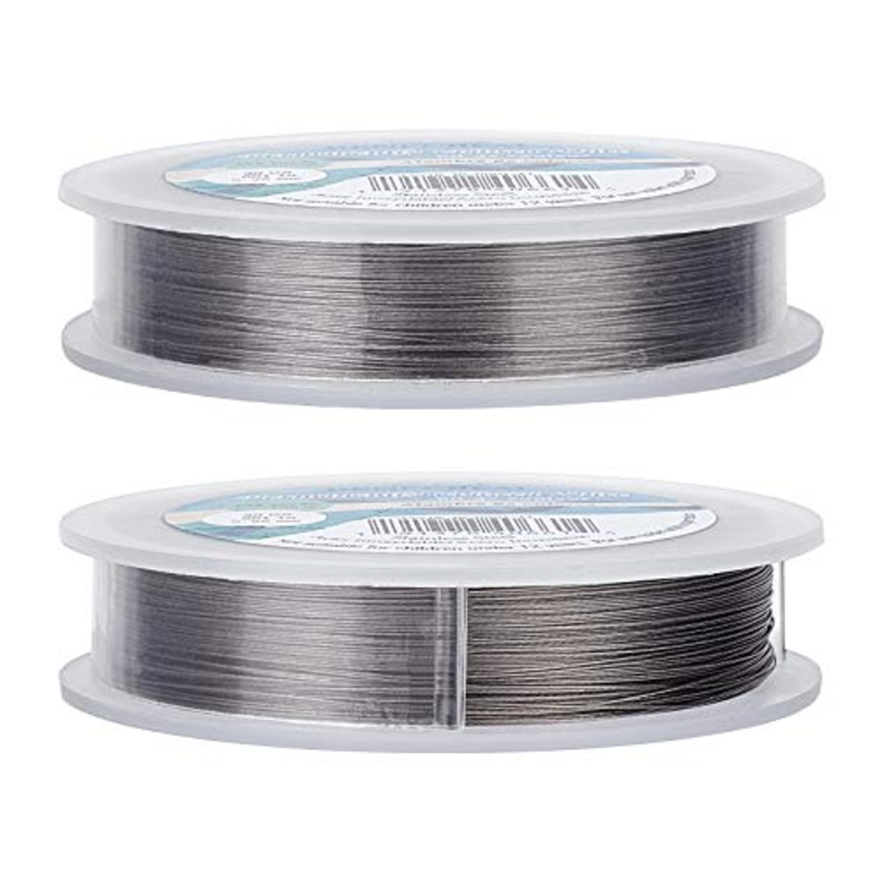 BENECREAT 全長150m線径0.25mmクラフトワイヤー 7ストランドステンレスワイヤー ビーズ通し ネックレス アクセサリー作り 手工芸