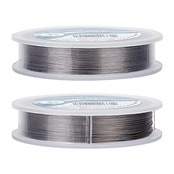 BENECREAT 全長150m線径0.25mmクラフトワイヤー 7ストランドステンレスワイヤー ビーズ通し ネックレス アクセサリー作り 手工芸