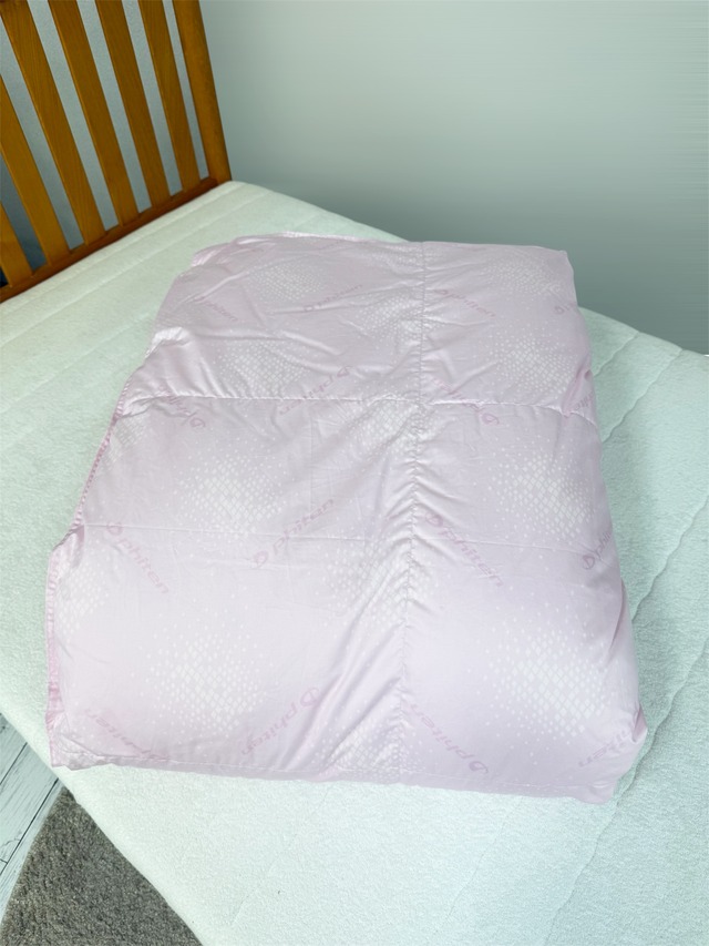 羽毛肌掛ふとん　ユニバ【シングル】【ピンク】