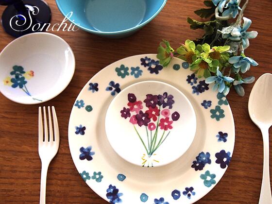 水彩 カラフルフラワー A3サイズ （ポーセリンアート用転写紙 花