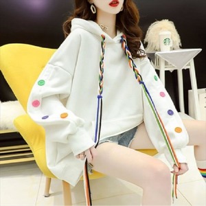 【送料無料】 パーカー  フード付き  無地  カラフル  長袖  カジュアル系  大人可愛い  フェミニン  こなれ感  レディースファッション・可愛い  プチプライス  韓国  厚手生地・暖かい・暖かコーデ  冬  お出かけ・女子会・デイリーユース