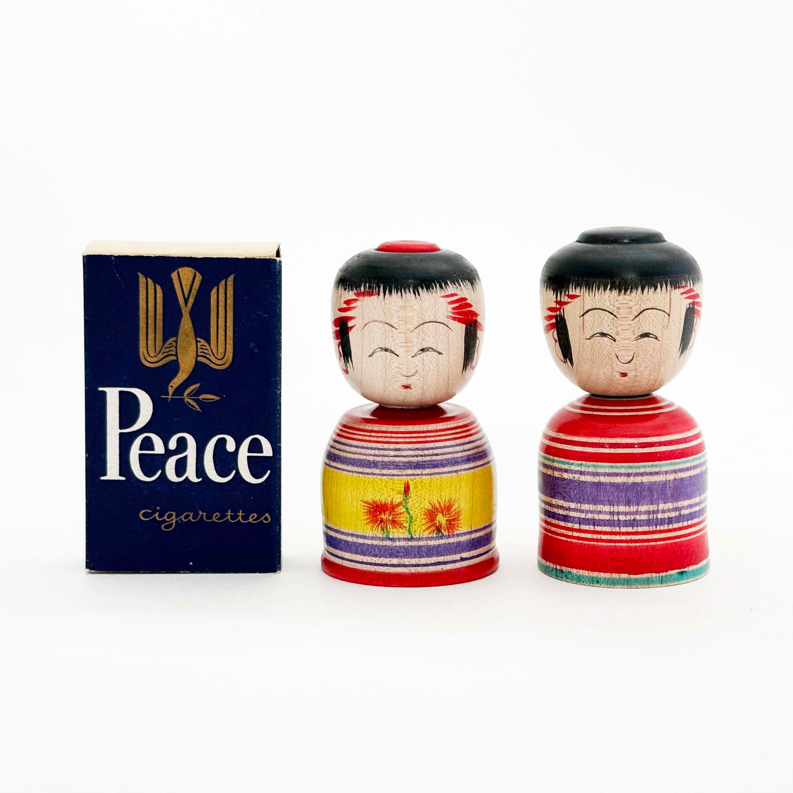 肘折系 / 阿部薫工人(なでしこ&縞 2本セット)