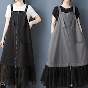 チュール エプロン ドレス 00080