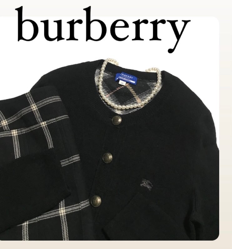 BURBERRY リブニットボレロ BURBERRY リブニットボレロ