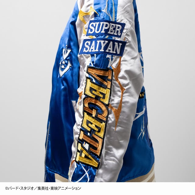 キャラジャン】ドラゴンボール 超サイヤ人ベジータ スカジャン | silkTo