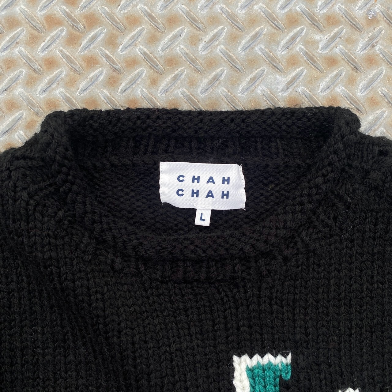 CC "BIG APPLE" HAND KNIT -BLACK-