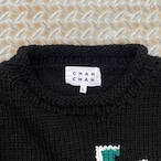 CC "BIG APPLE" HAND KNIT -BLACK-
