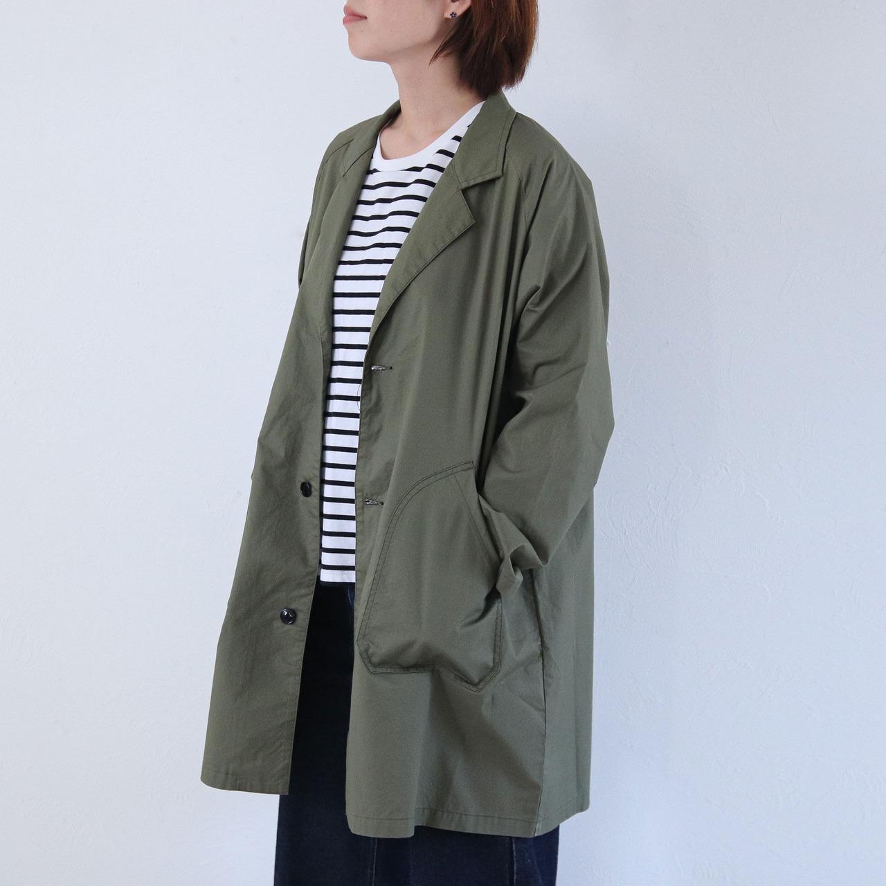 NAPRON ATELIER WORK COAT MIDDLE -BEIGE-/ナプロン/コート/ジャケット