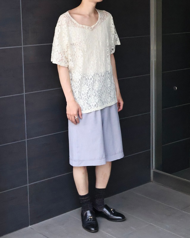 lace box silhouette top