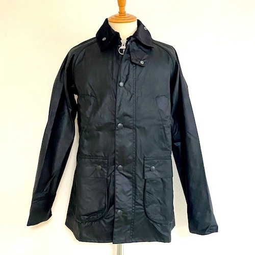 Slim BEDALE Waxed Jacket　Black