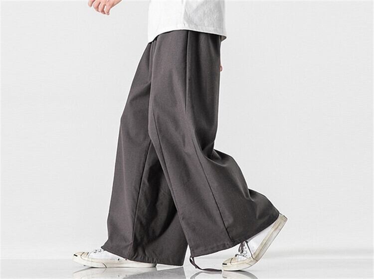 サルエルパンツ 綿麻 薄手 メンズ 5色 M-5XL ワイド 25zm547 サルエルパンツ 綿麻 薄手 メンズ 5色 M-5XL 薄手 ゆったり