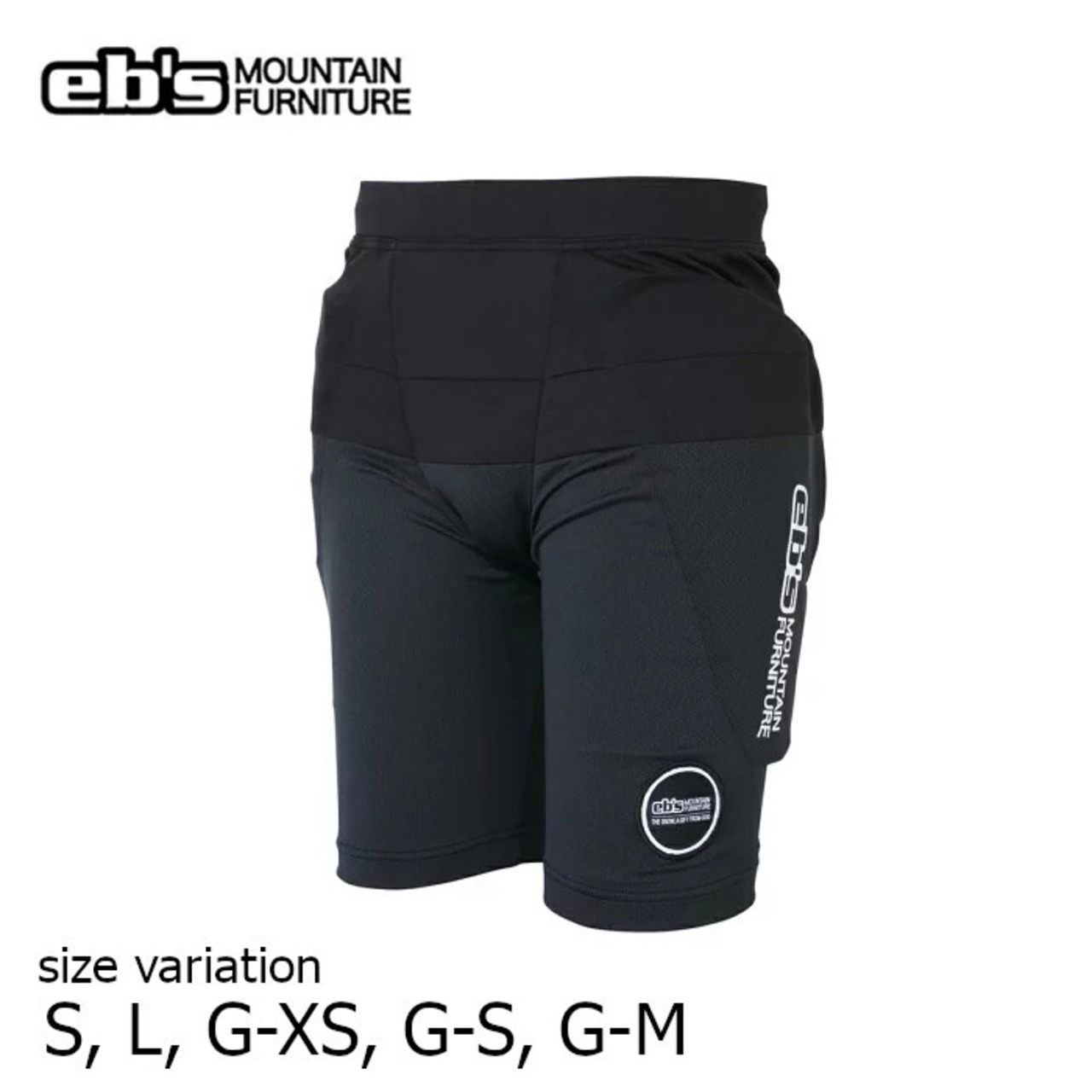 ebs HIP PROTECT BLACK エビス スノーボード プロテクター レディース  