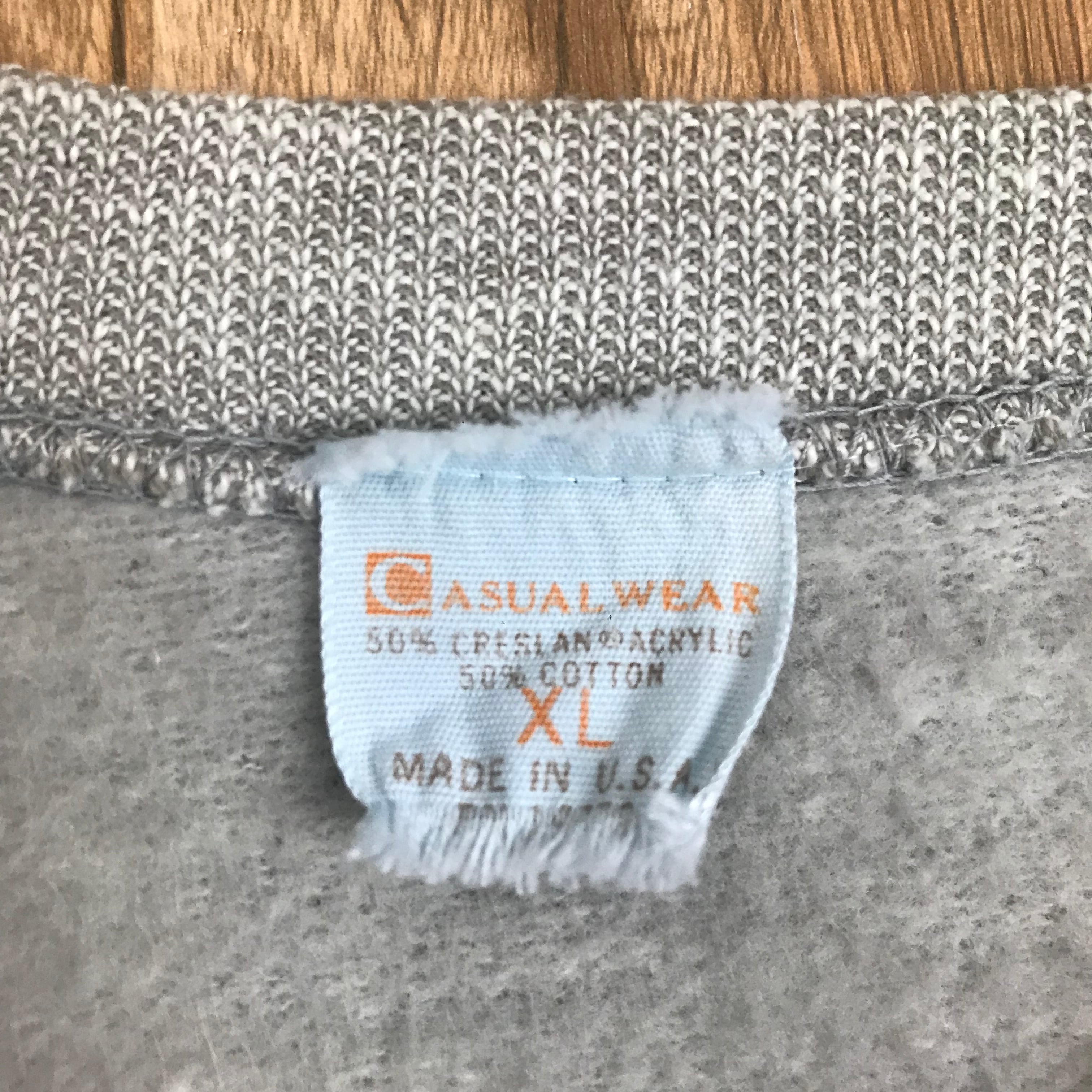 ツートン 霜降りグレー USA製 70~80s CASUAL WEAR スウェット ツートン 霜降りグレー USA製 70~80s CASUAL WEAR スウェット
