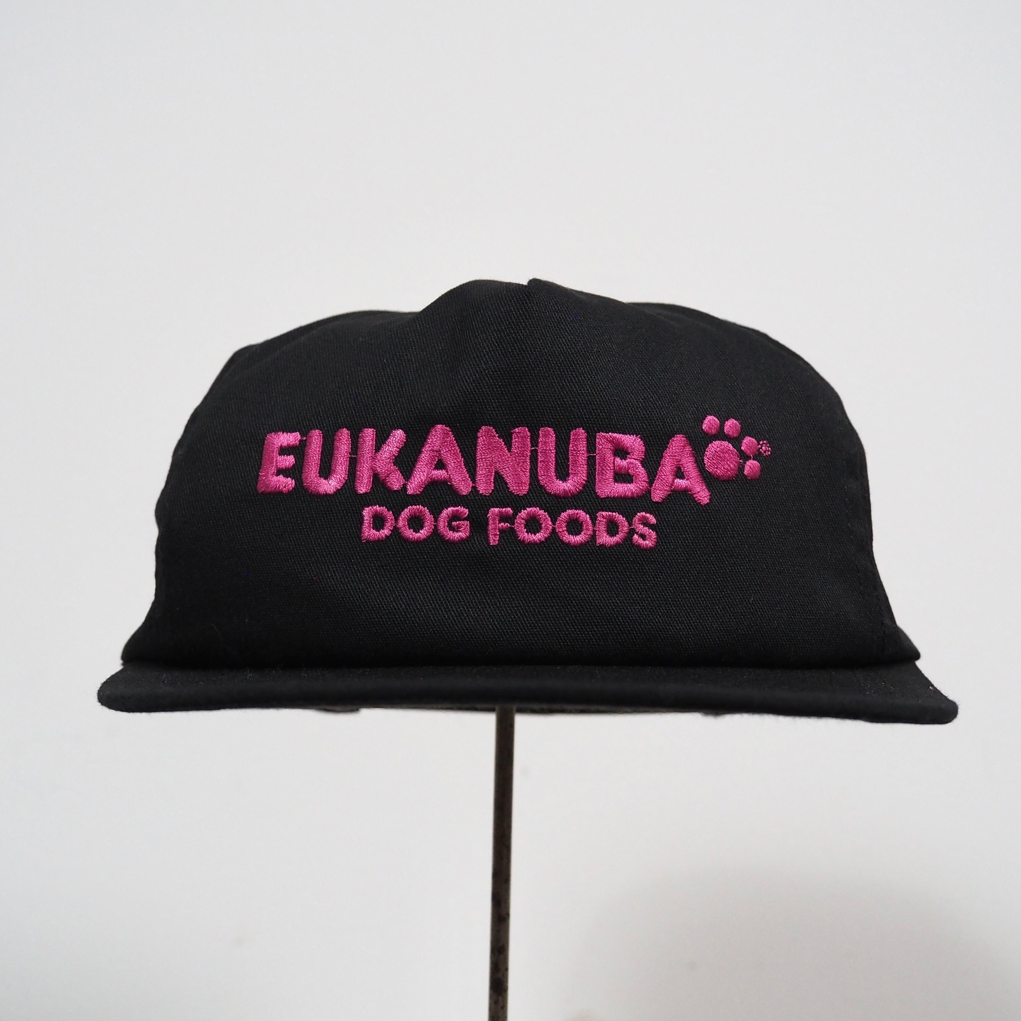90’s EUKANUBA black trucker hat size:Free USA製 スナップバック トラッカーハット