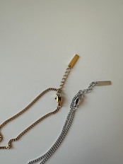 SS キューバチェーンブレスレット