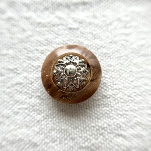 ブラウン シルバースターフラワー 18mm
