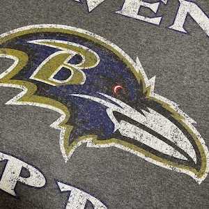 【NFL TEAM APPAREL】Baltimore Ravens ボルチモアレイブンズ Tシャツ ロゴ アメフト XL ビッグサイズ US古着