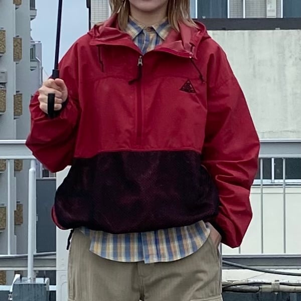 90s NIKE ACG Mesh Pocket Nylon Anorak Parka サイズL | Focal