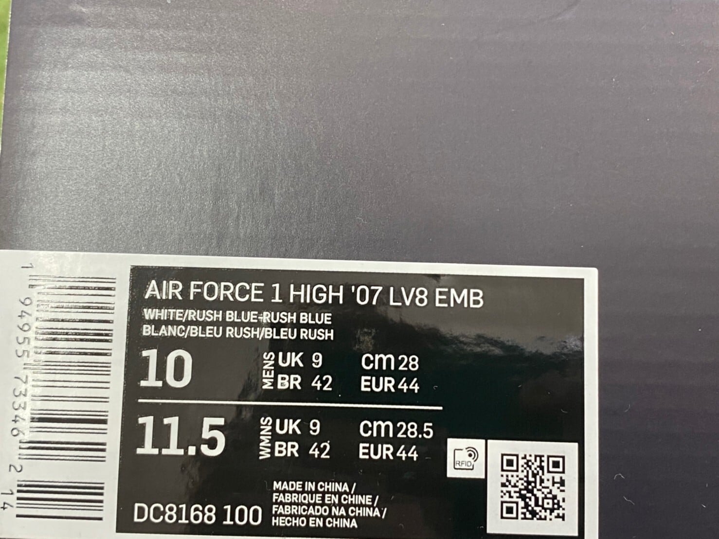 NIKE AIR FORCE 1 HIGH EMB DODGERS DC8168-100 28cm 2525 | BRAND BUYERS OSAKA