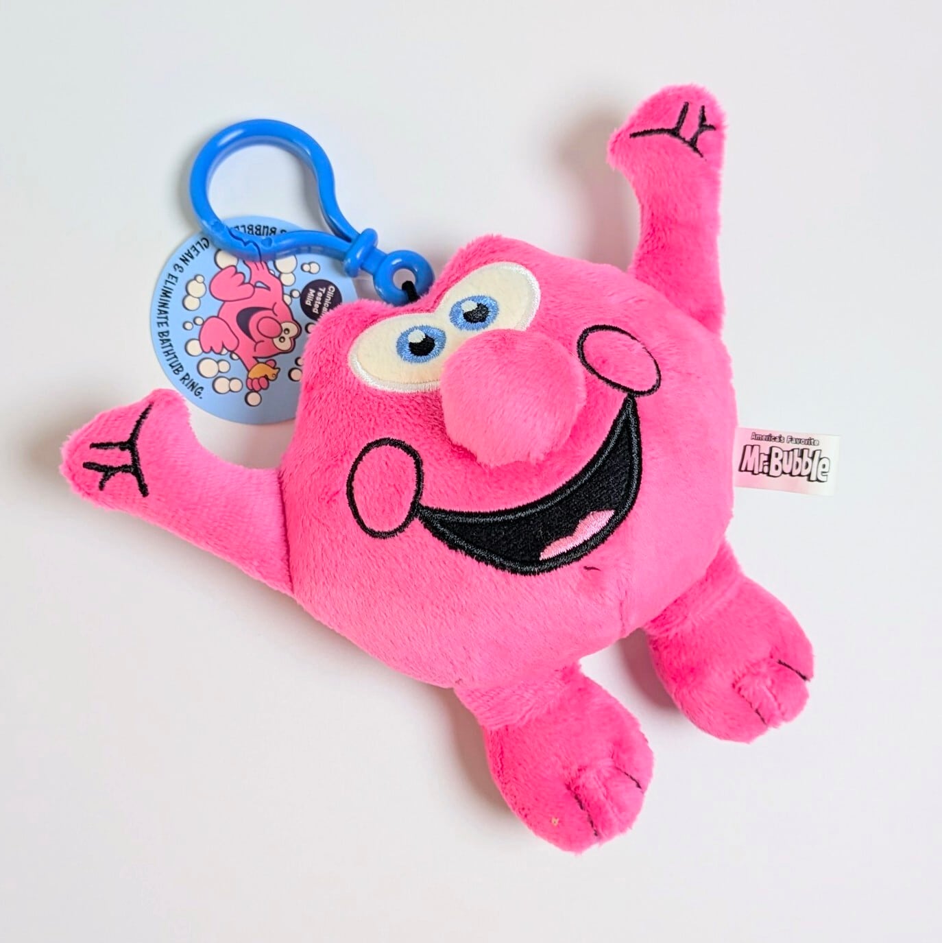 【 Mr.Bubble ( ミスターバブル ) 】マスコット / ぬいぐるみキーホルダー / プラッシュキーホルダー 〚アメリカン雑貨 アメトイ〛