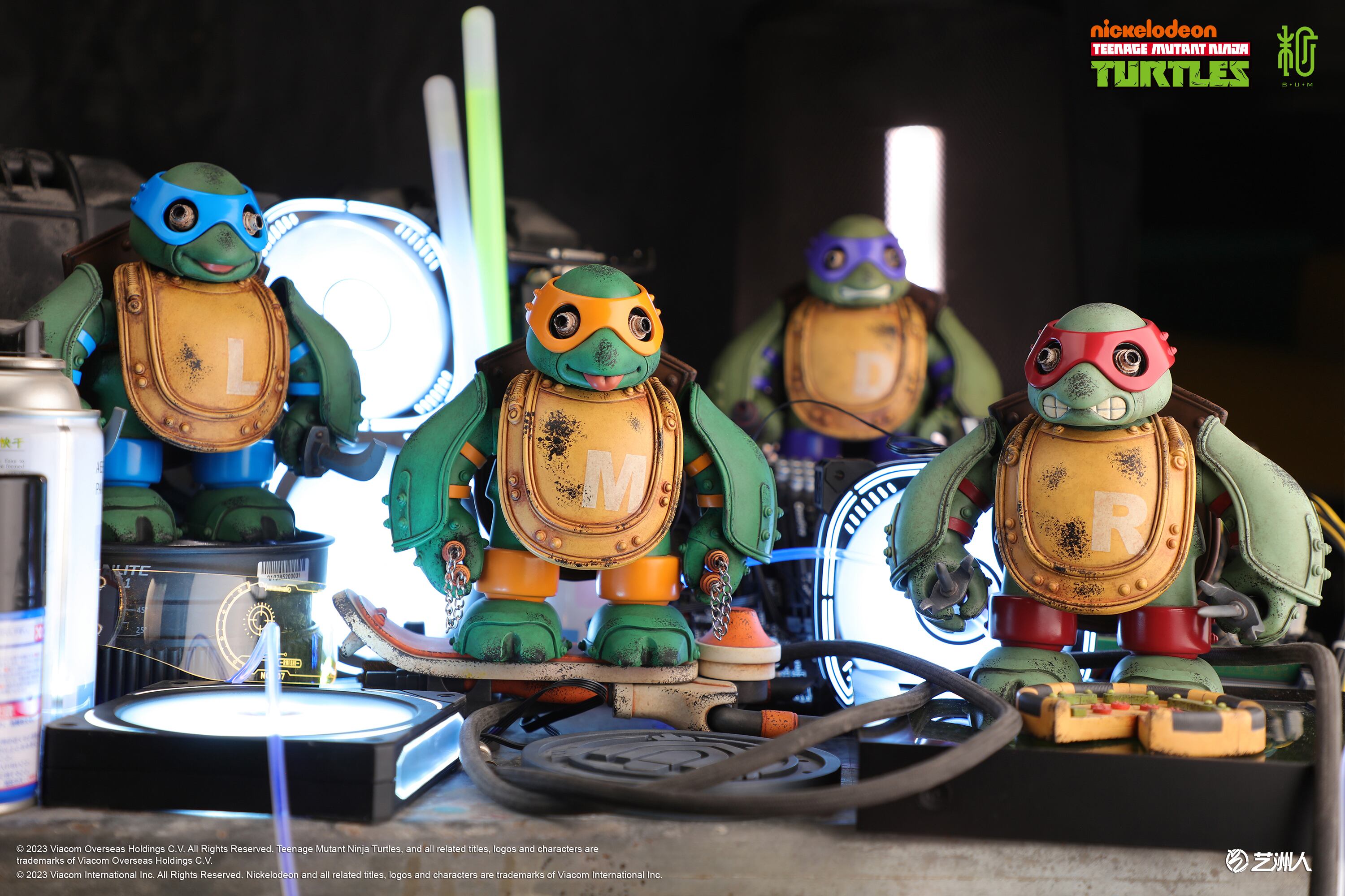 Teenage Mutant Ninja Turtles 4人セットパッケージ |松岡 Teenage Mutant Ninja Turtles 4人セットパッケージ |松岡