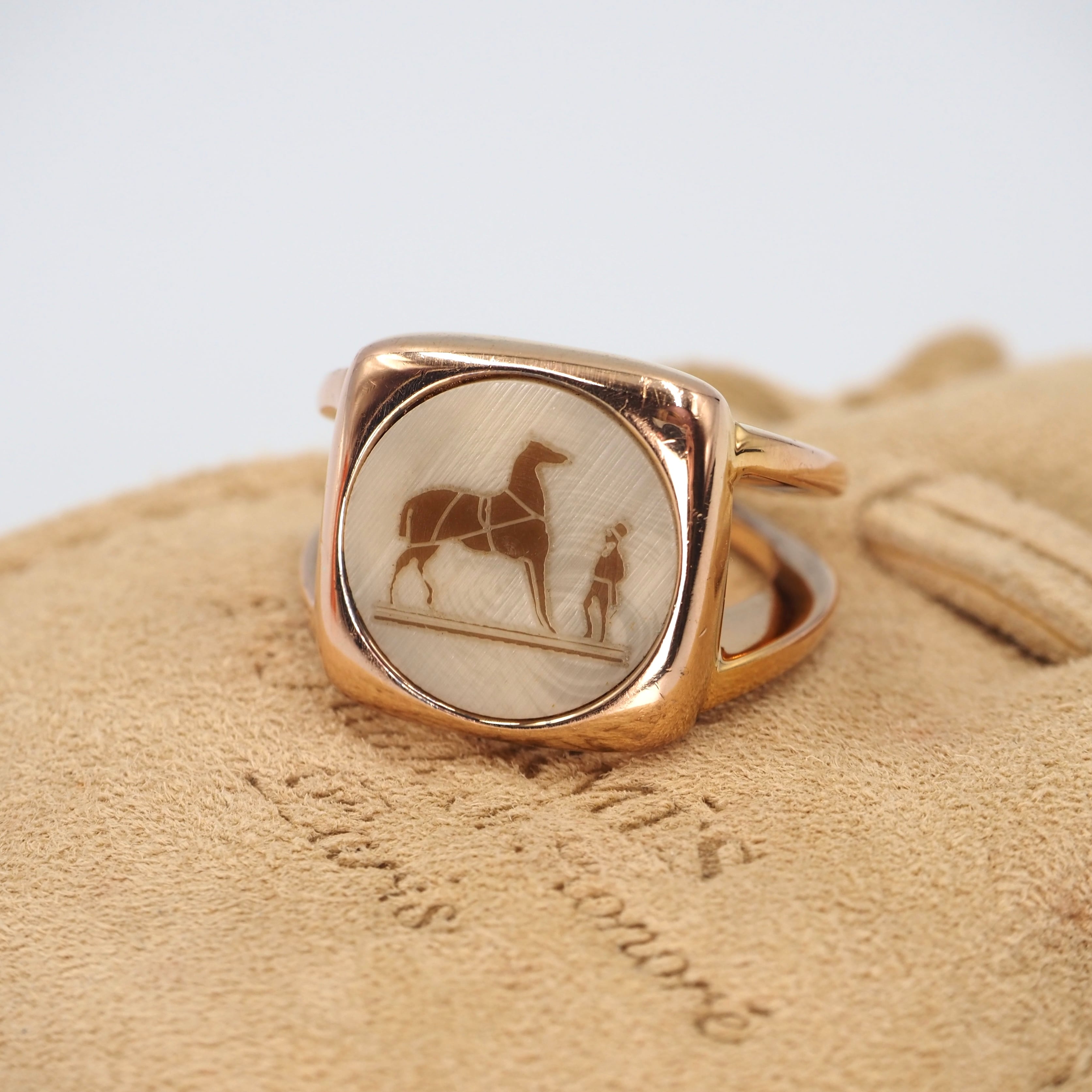 エルメス シュバル リング HERMES ヴィンテージ ホース 馬 ホース