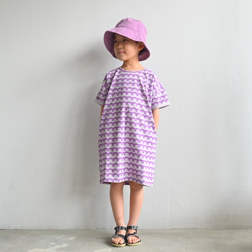 《MINGO. 2024SS》T-shirt Dress / Flush Waves