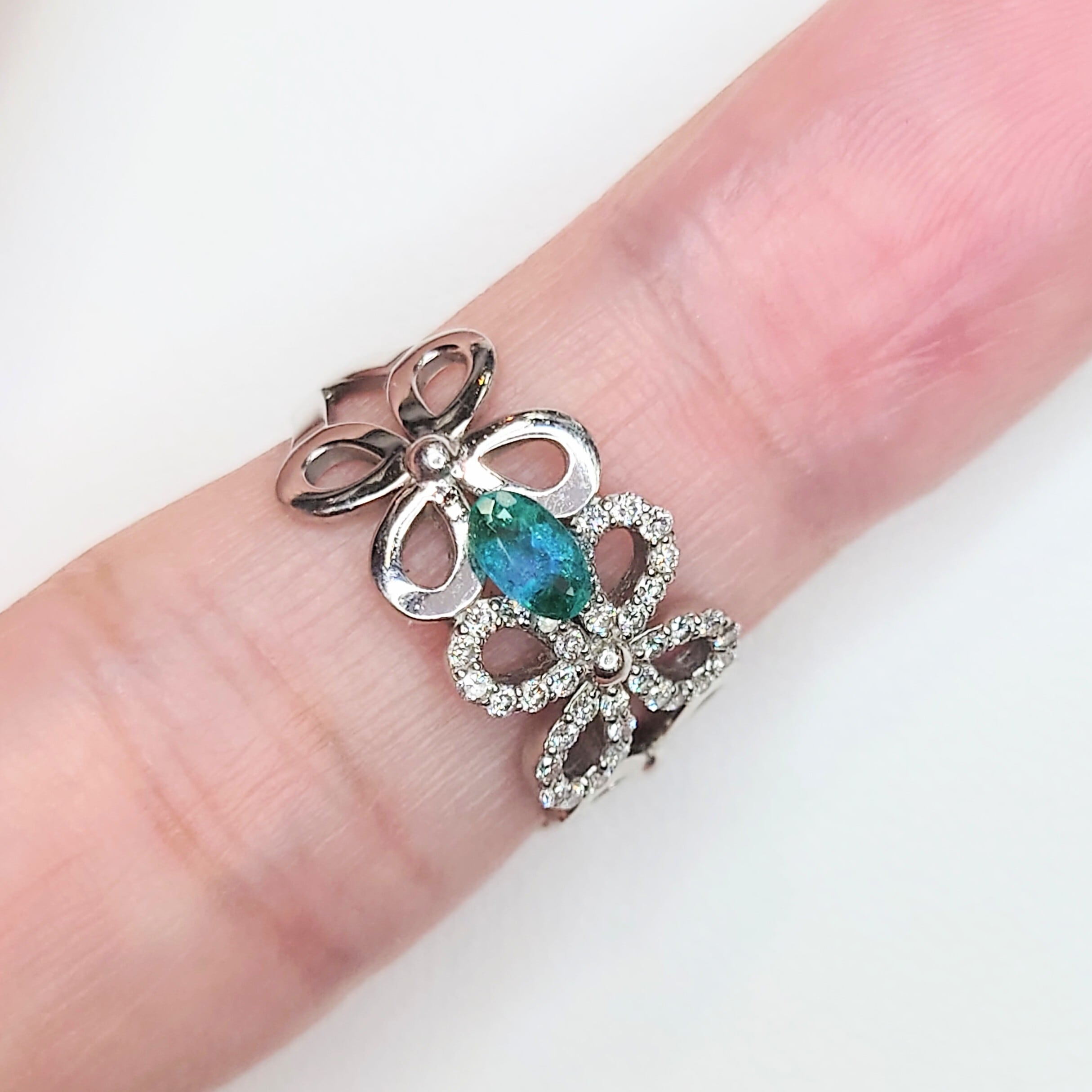 極希少 Paraiba Tourmaline parti-colored 0.25ct No Heat Brazil GIA 極希少 Paraiba Tourmaline parti-colored 0.25ct No Heat Brazil GIA