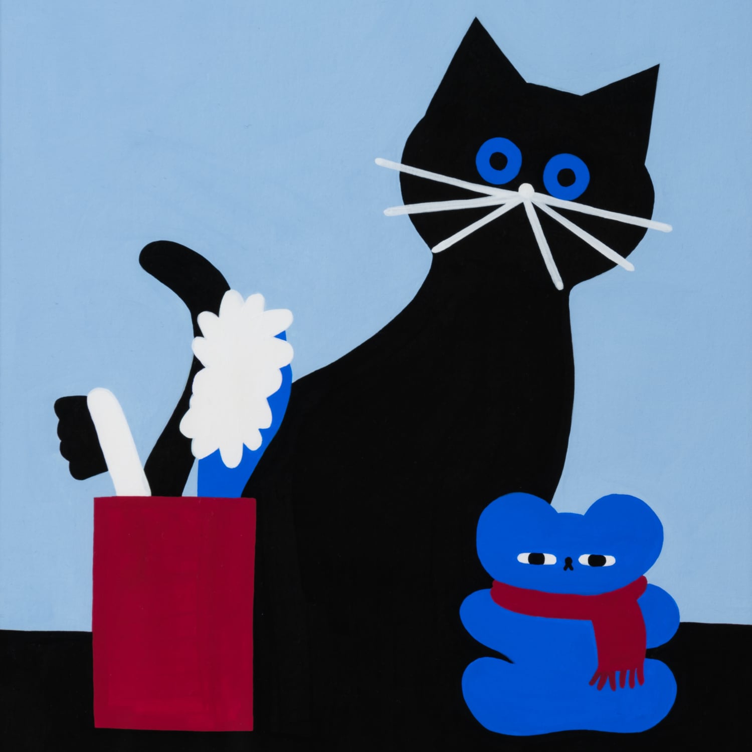 umao 原画作品G くまちゃんと | TOKYO PiXEL. shop & gallery