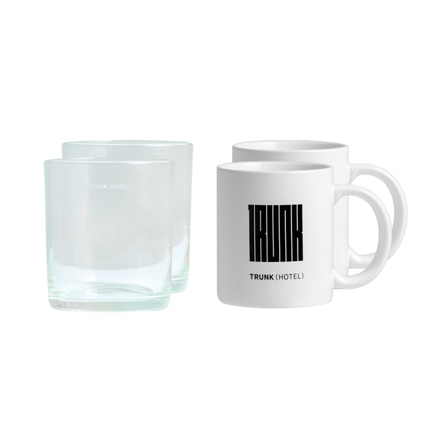 【Gift Set】TRUNK Glass×2 & Mug×2