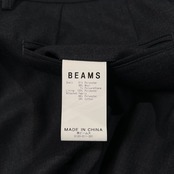 美品 BEAMS ビームス テーパード スラックスパンツ サイズ M /チャコール ダークグレー メンズ