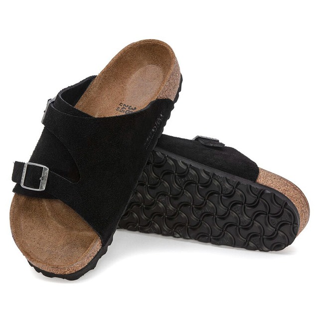 【ブラック 37[24.0cm]ナロー】ビルケンシュトック BIRKENSTOCK チューリッヒ サンダル