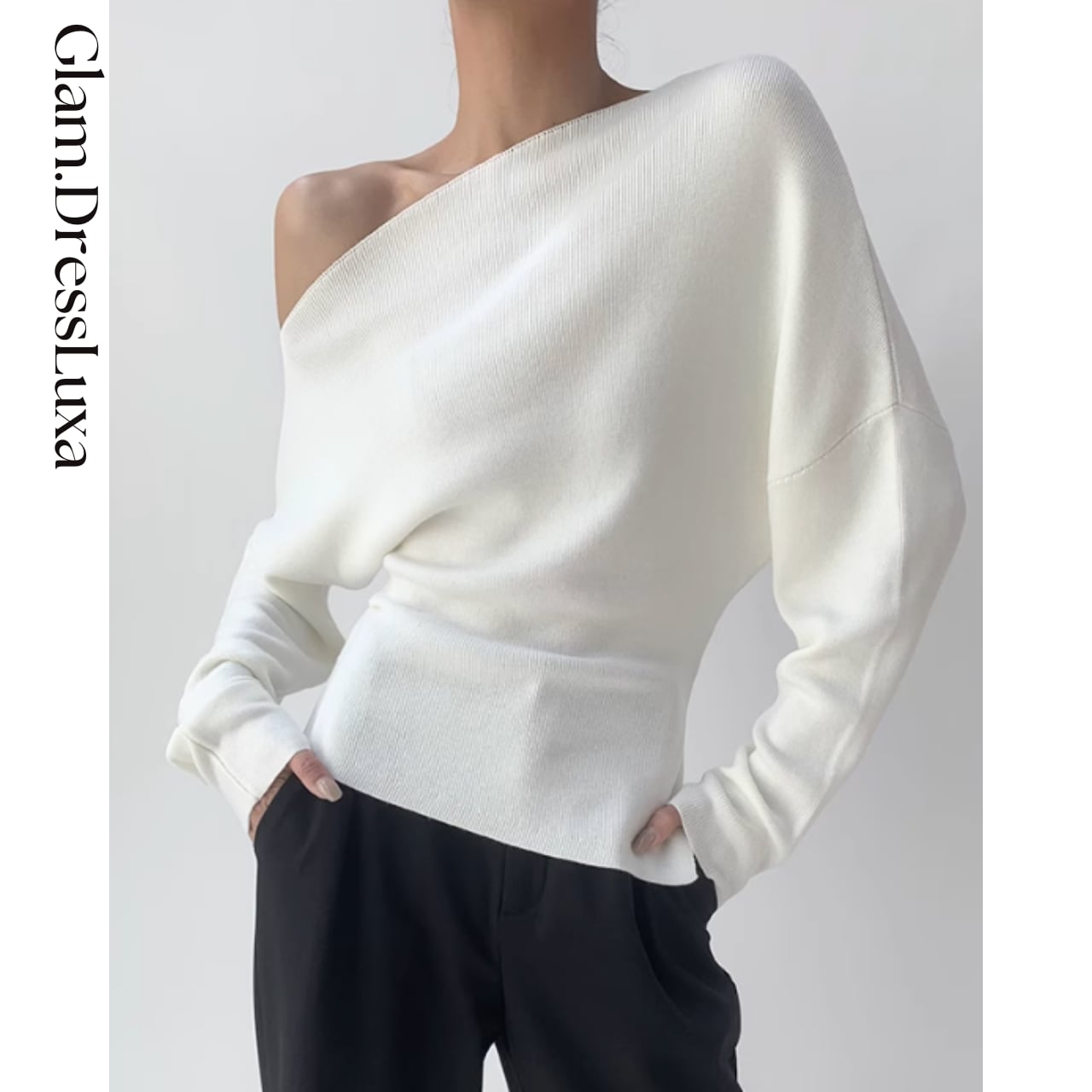 ワンショル ドルマンニット/2color_T1098