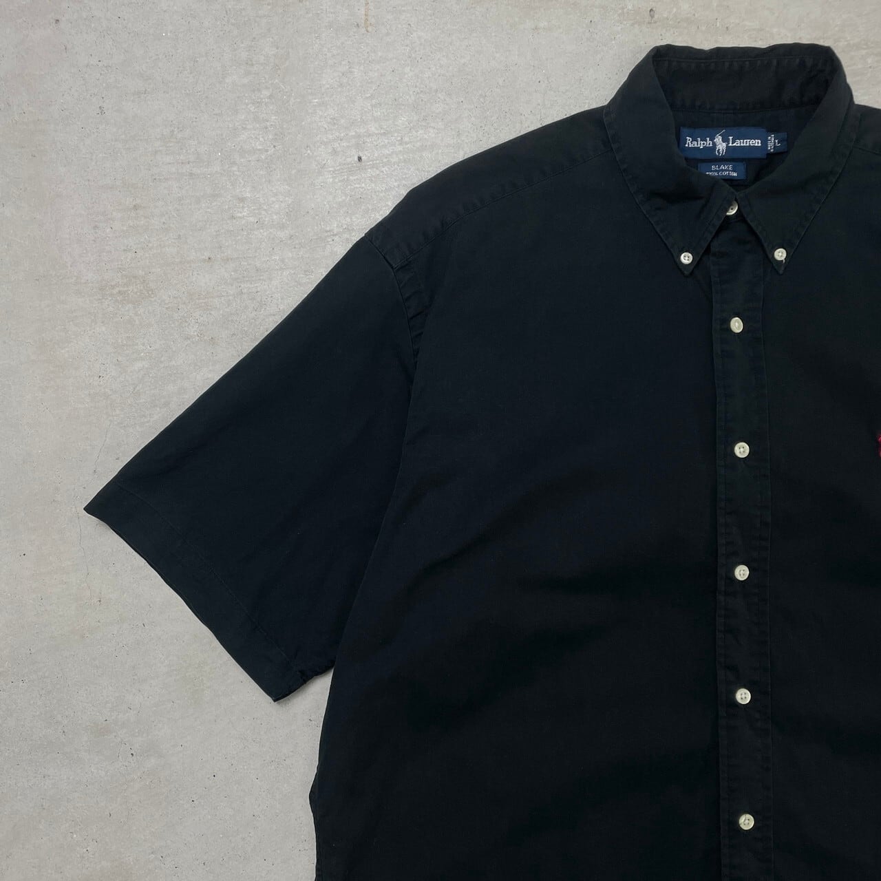 90年代 Ralph Lauren ラルフローレン BLAKE 半袖シャツ メンズXL相当 