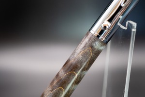 【宵凪の波】 スタビライズウッド 楓 縮み杢 silver FP