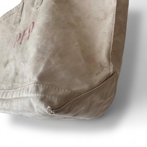 AROUND 60's "PFP" STENCIL CANVAS TOTE BAG