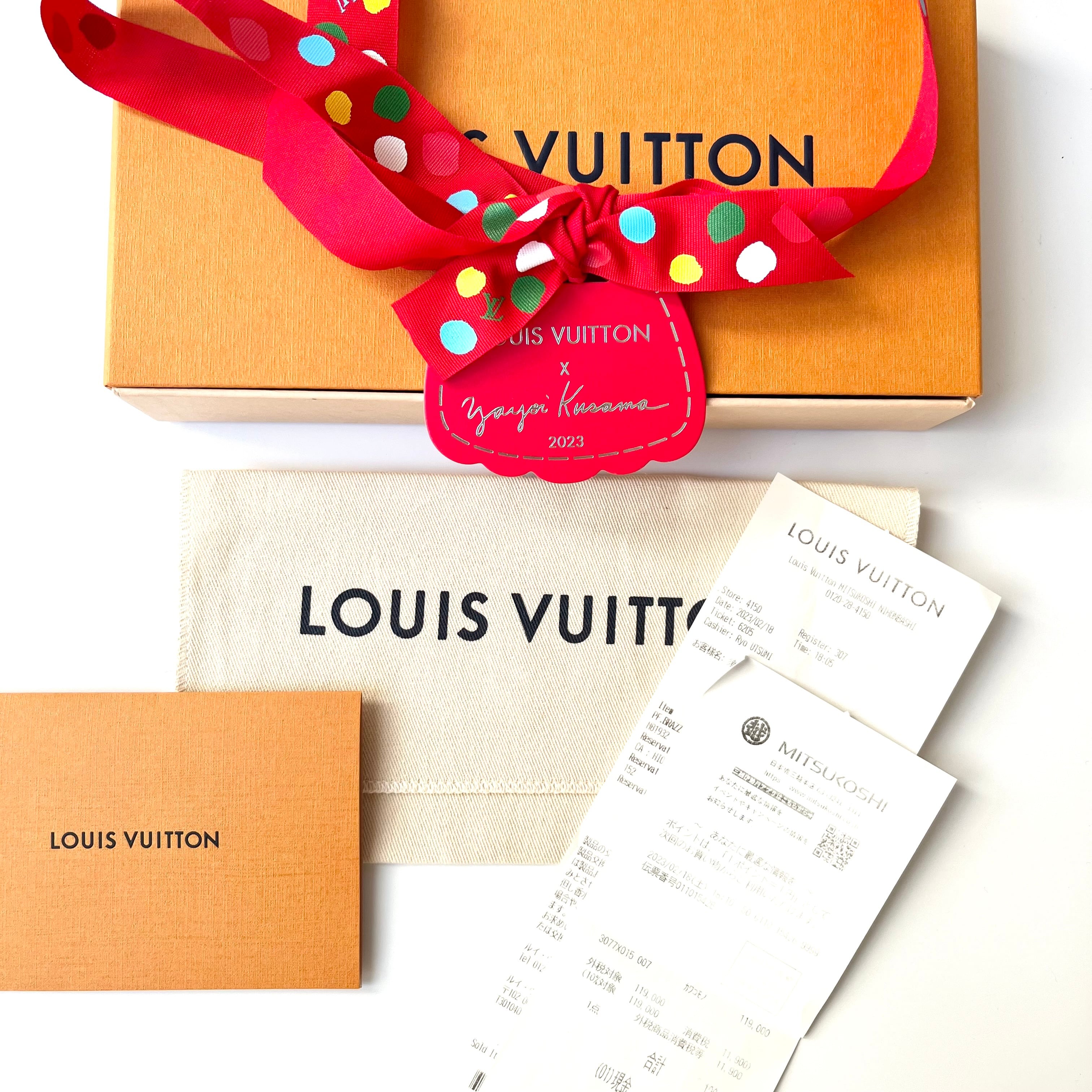LOUIS VUITTON ルイヴィトン ポルトフォイユ・ブラザ 草間彌生