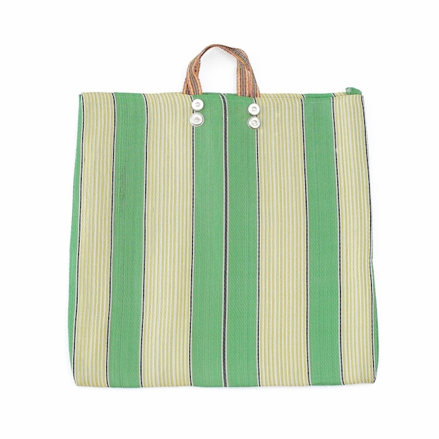 Auntie Oti | STRIPE MEMSH TOTE - BLUE