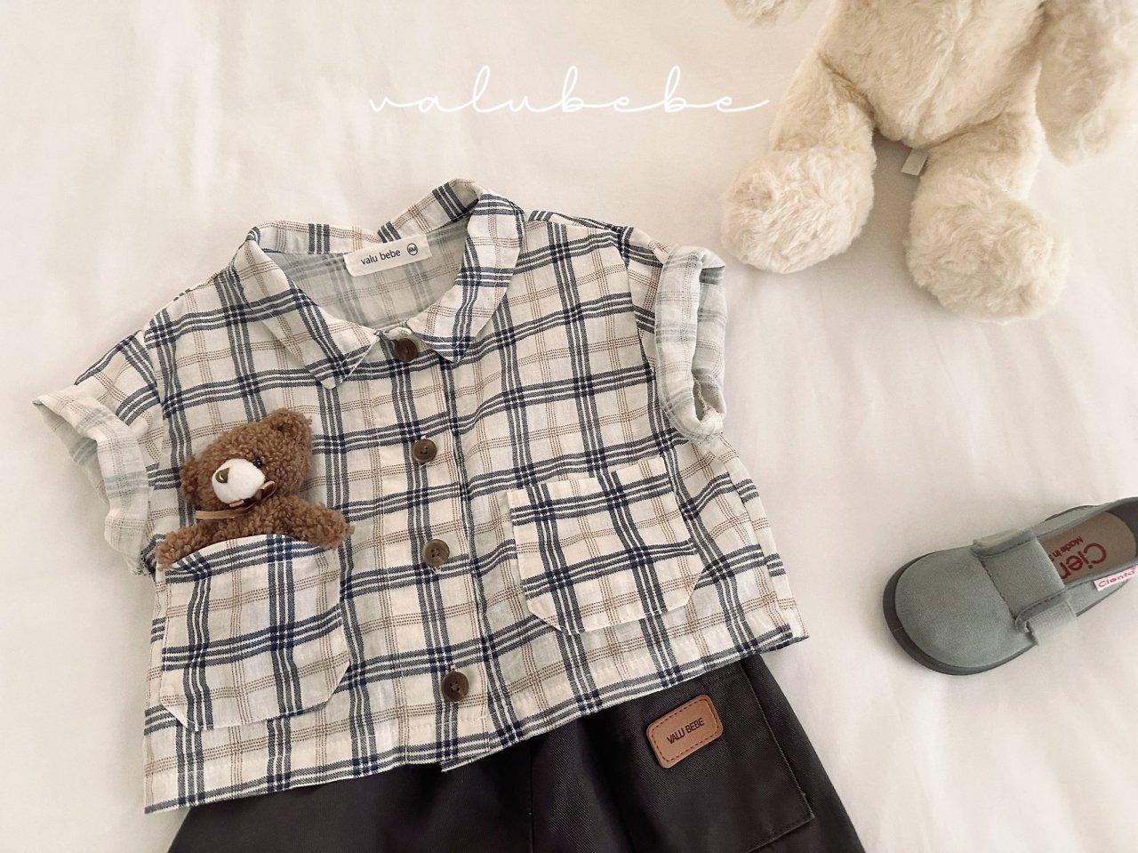 [valubebe] Cool J Check Shirt / [벨루베베] 쿨제이체크셔츠