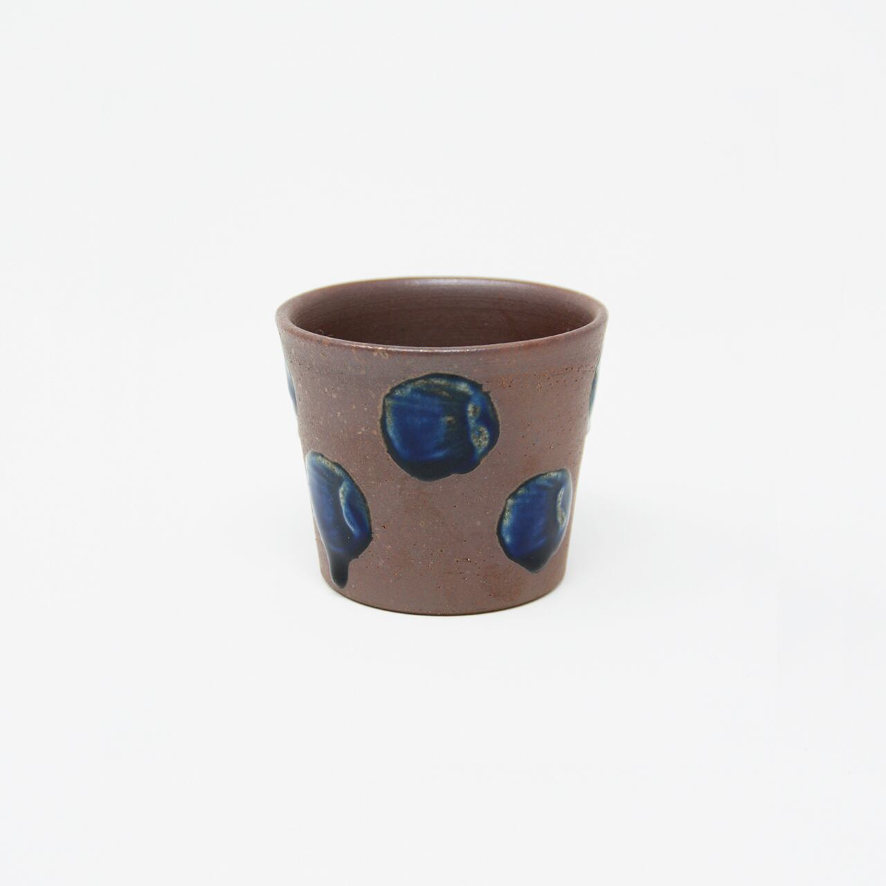 山田真萬　35㎝大皿　沖縄　読谷山焼　赤絵コバルトブルー皿　壷屋焼　琉球焼 山田真萬 35㎝大皿 沖縄 読谷山焼 赤絵コバルトブルー皿 壷屋焼 琉球