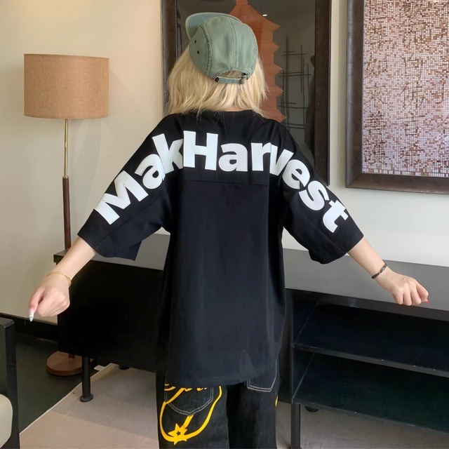 アーチバックロゴバイカラーハーフスリーブTシャツ 3col   R01950