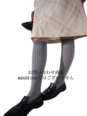 PERVERZE パーバーズ /Cotton Sheer Rib Sox / ¥6,600